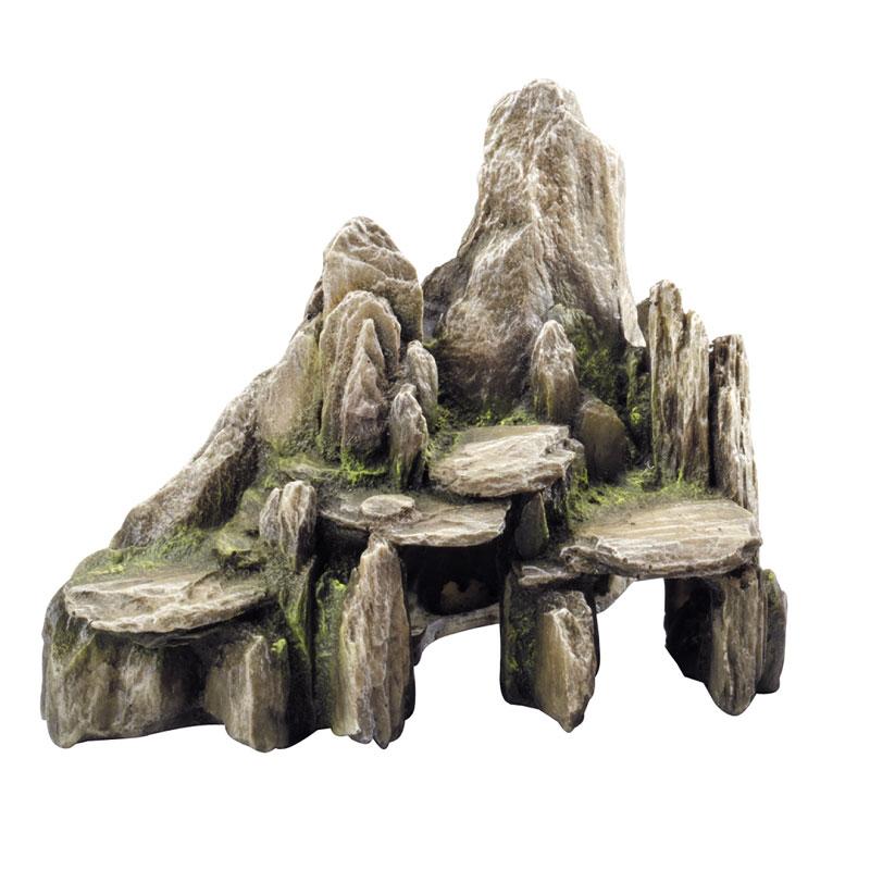 Aqua Della Stone Cave with Moss Aquarium Decoration, X-Large