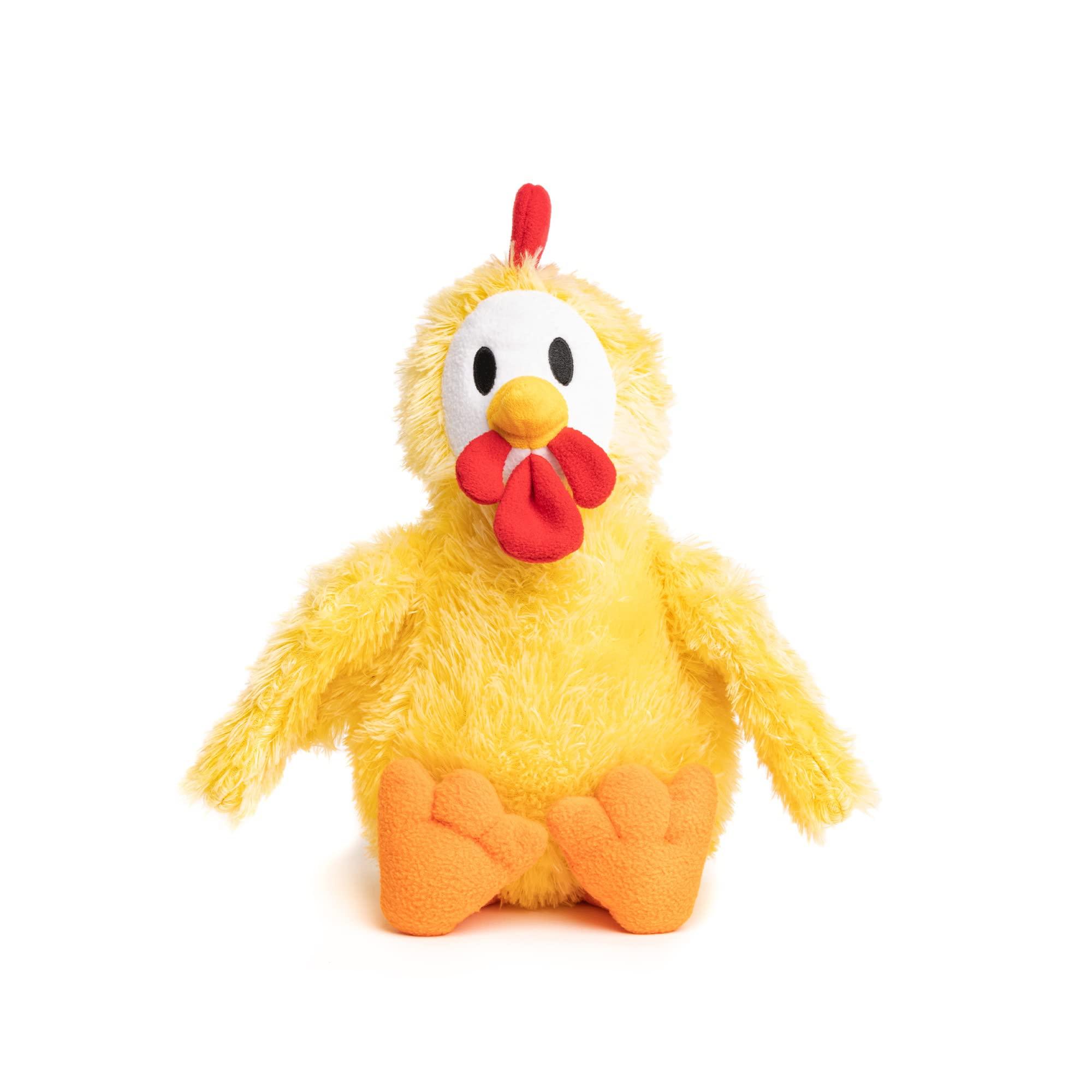 fabdog Fluffy Chicken Dog Toy