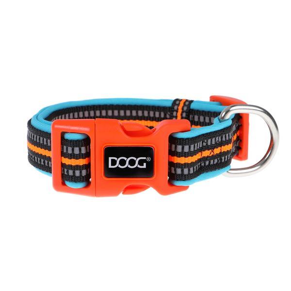 DOOG High Vis Dog Collar, Neon Beethoven, Medium