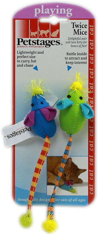 Petstages Twice Mice Cat Toy