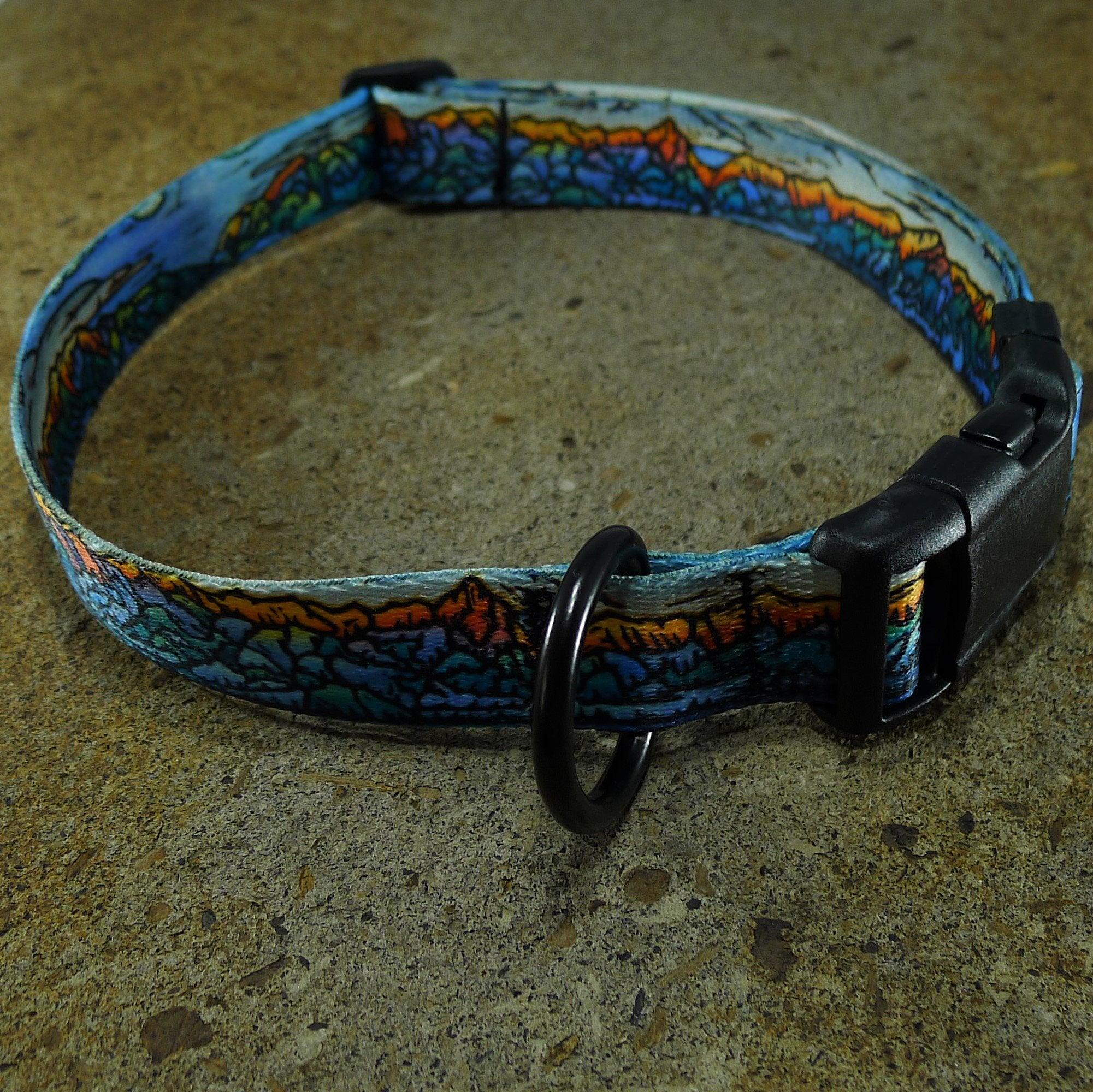MTN Straps Dog Collar, Bridger, Large (16-28-in)