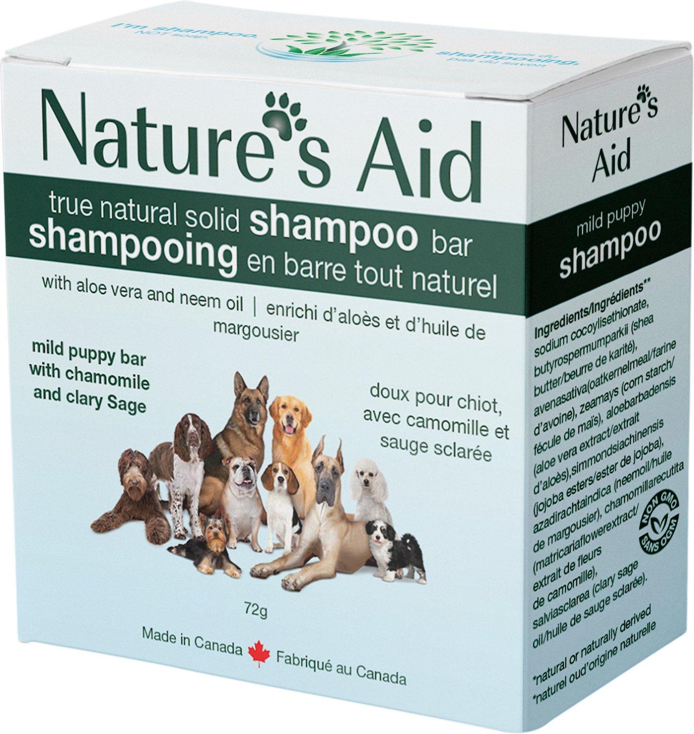 Nature's Aid Mild Puppy Dog Shampoo Bar