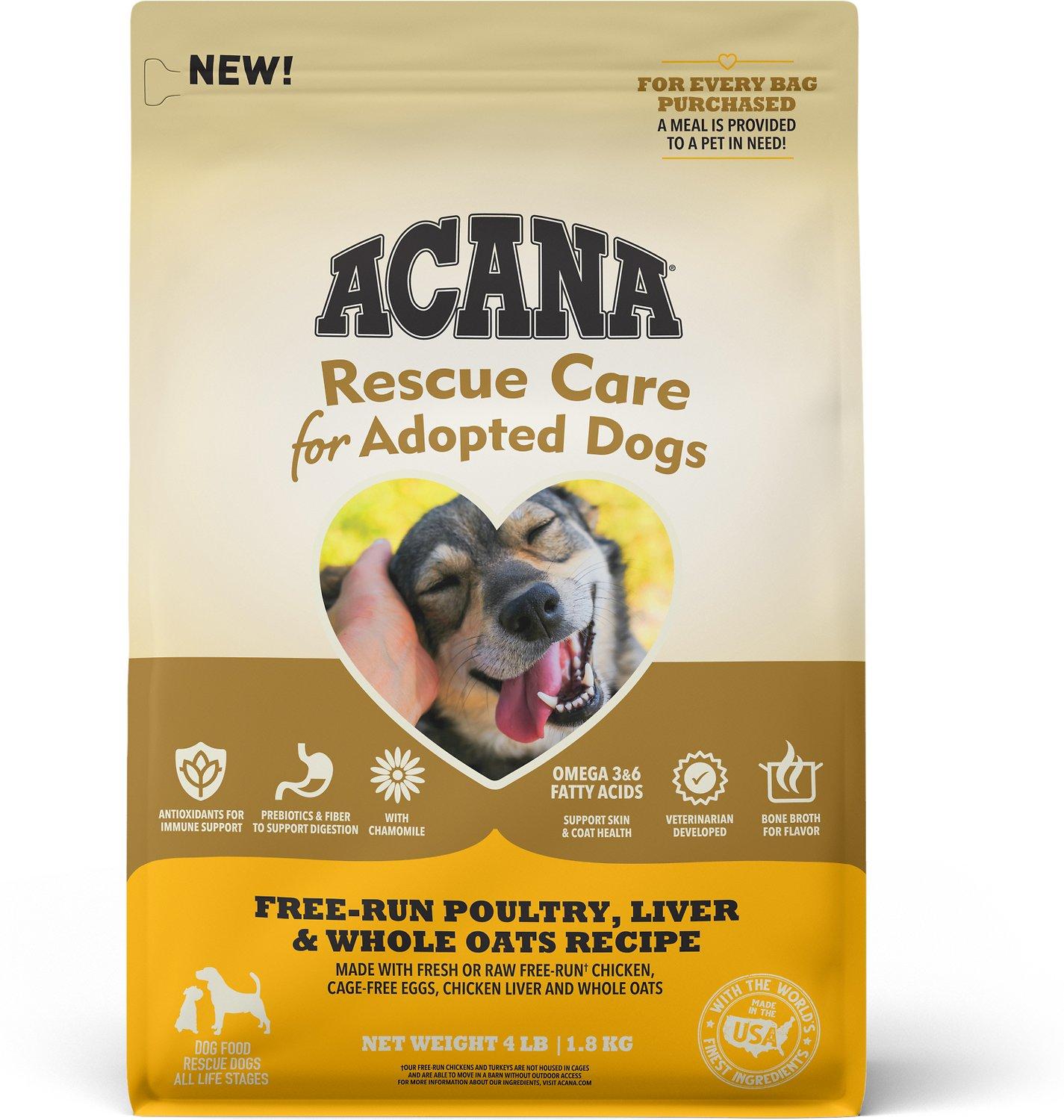 ACANA Rescue Care for Adopted Dogs Poultry, Liver & Oats Dry Dog Food