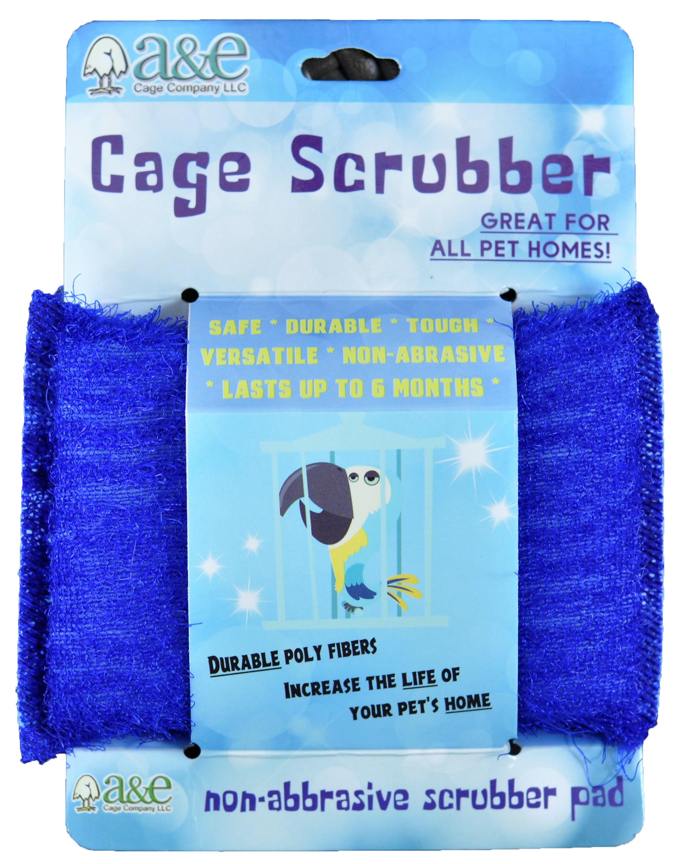 A&E Cage Company Bird Cage Scrubber Cleaning Pad