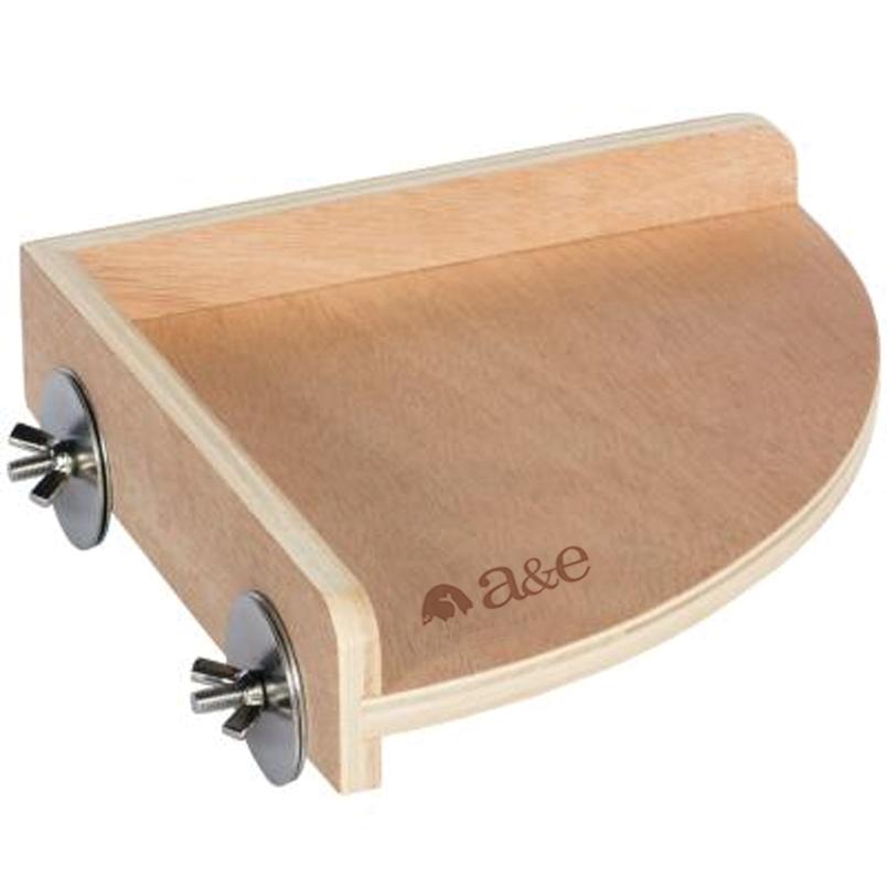 A&E Cage Company Corner Shelf for Small Animals, Small