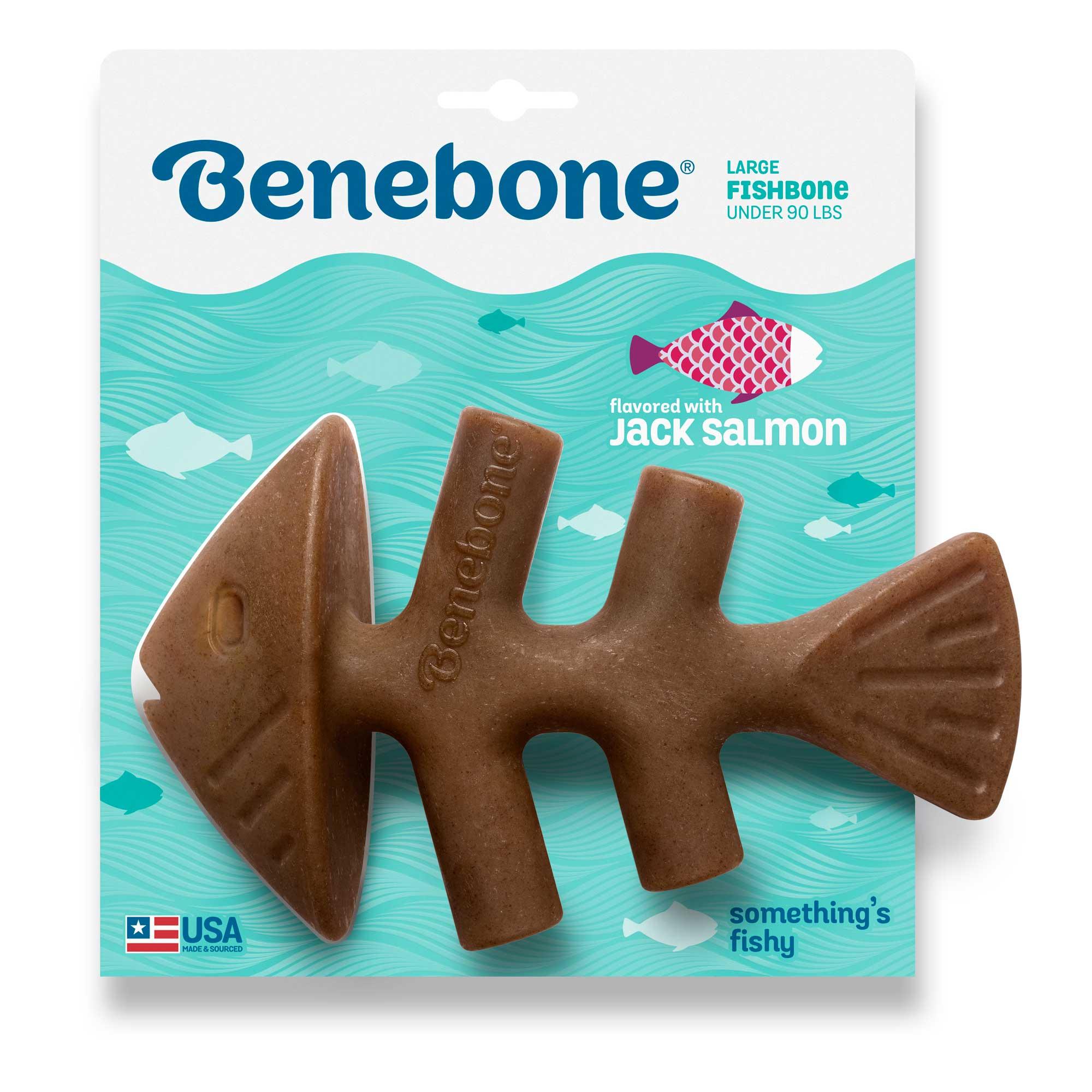 Benebone Fishbone Dog Toy, Large