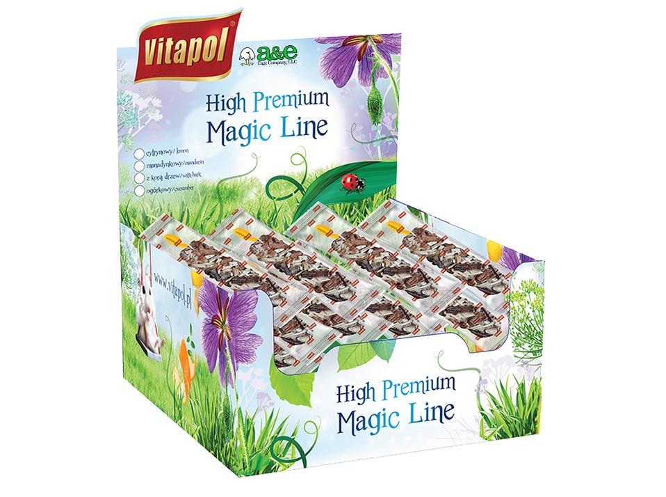 A&E Cage Company Vitapol Magic Line Bark Pieces Smakers Small Animals Treats