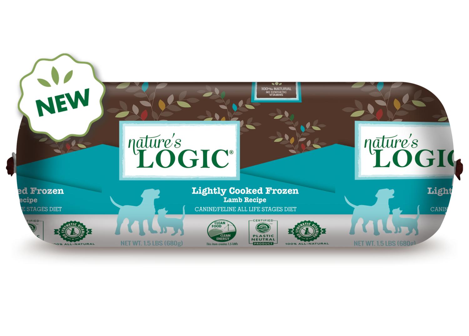 Nature's Logic Lightly Cooked Lamb Frozen Dog & Cat Food