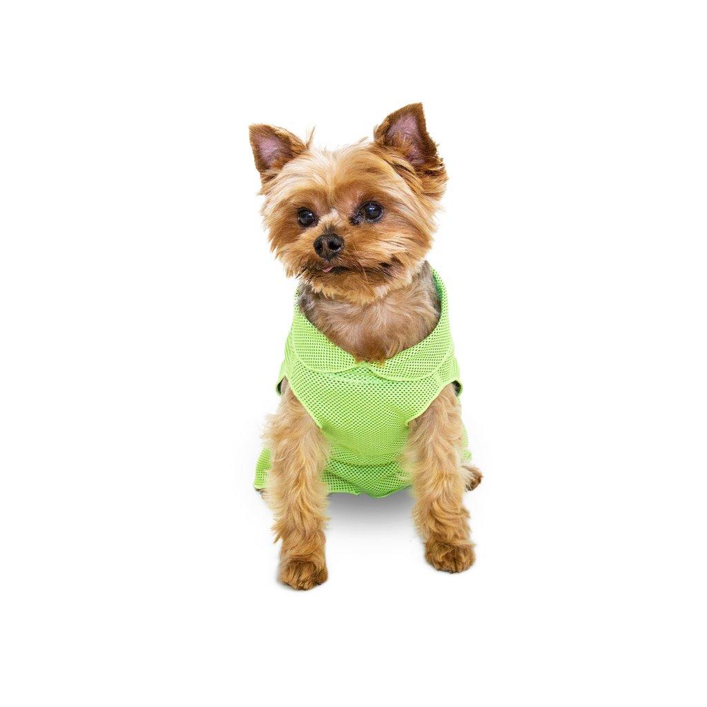 Ultra Paws Ultra Cool Tee for Dogs, Lime, Small