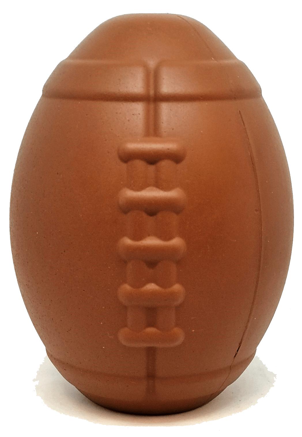SodaPup MuttsKickButt Football Treat Dispenser Dog Toy, Brown