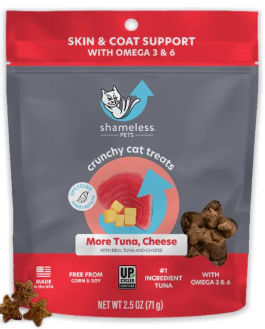 Shameless Pets More Tuna, Cheese Crunchy Cat Treats