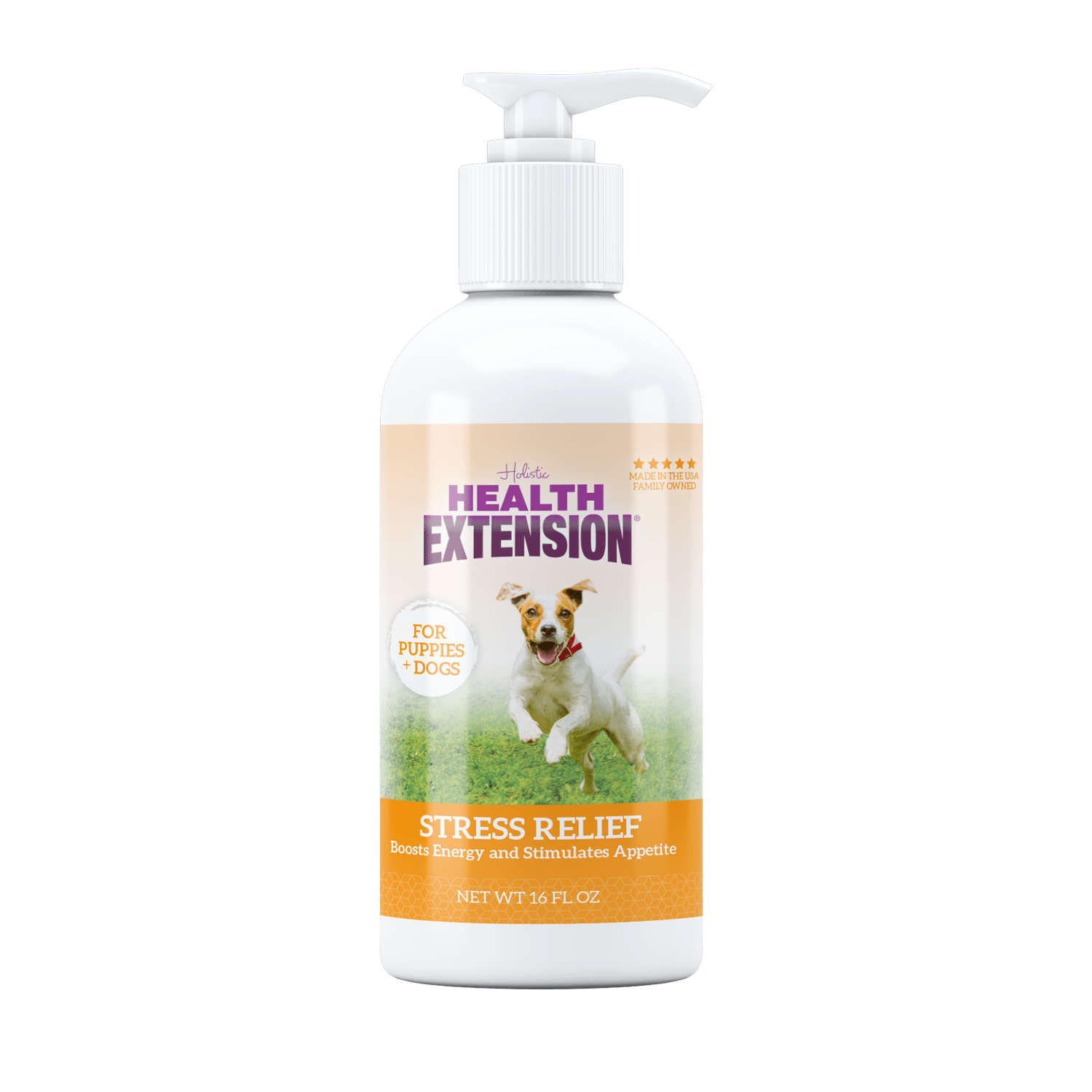 Health Extension Stress Relief Drops for Dogs, 16-oz