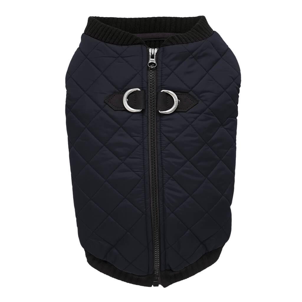 Gooby Fashion Vest Dog Jacket, Black, Small