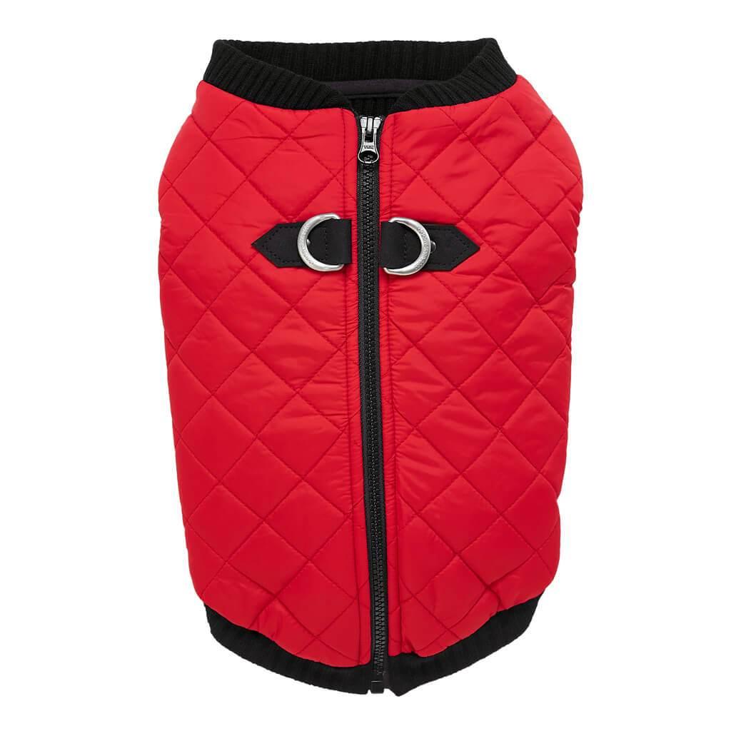 Gooby Fashion Vest Dog Jacket, Red, X-Large