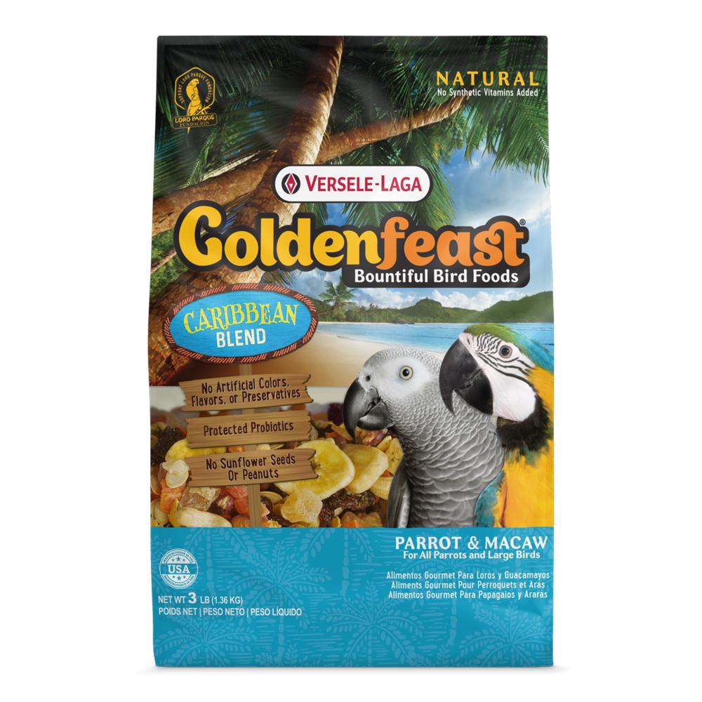 Versele-Laga Goldenfeast Caribbean Blend Bird Food, 3-lb