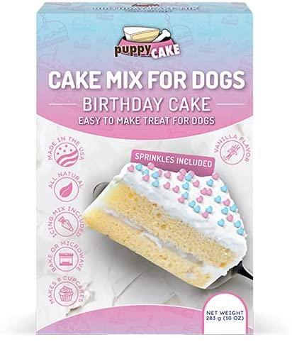 Puppy Cake Birthday Cake Mix with Sprinkles Dog Treats