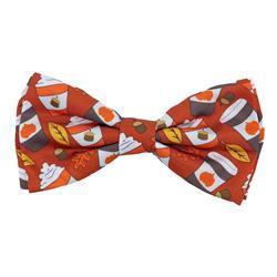 Huxley & Kent Pet Bow Tie, Pupkin Spice Latte, Small