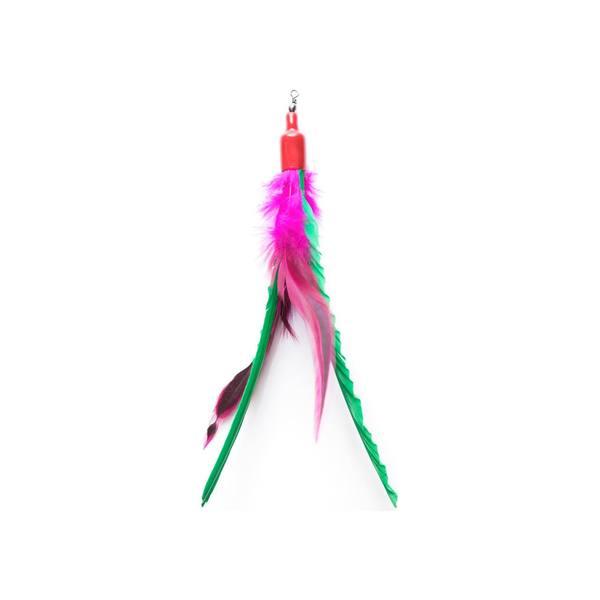 Go Cat Da Bird Turkey Feather Refill Cat Toy