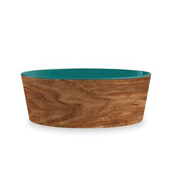 Tarhong Olive Pet Bowl, Teal, Medium