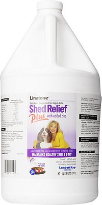 PetAg Linatone Shed Relief Plus with Zinc Dog & Cat Supplement, 1-gal bottle