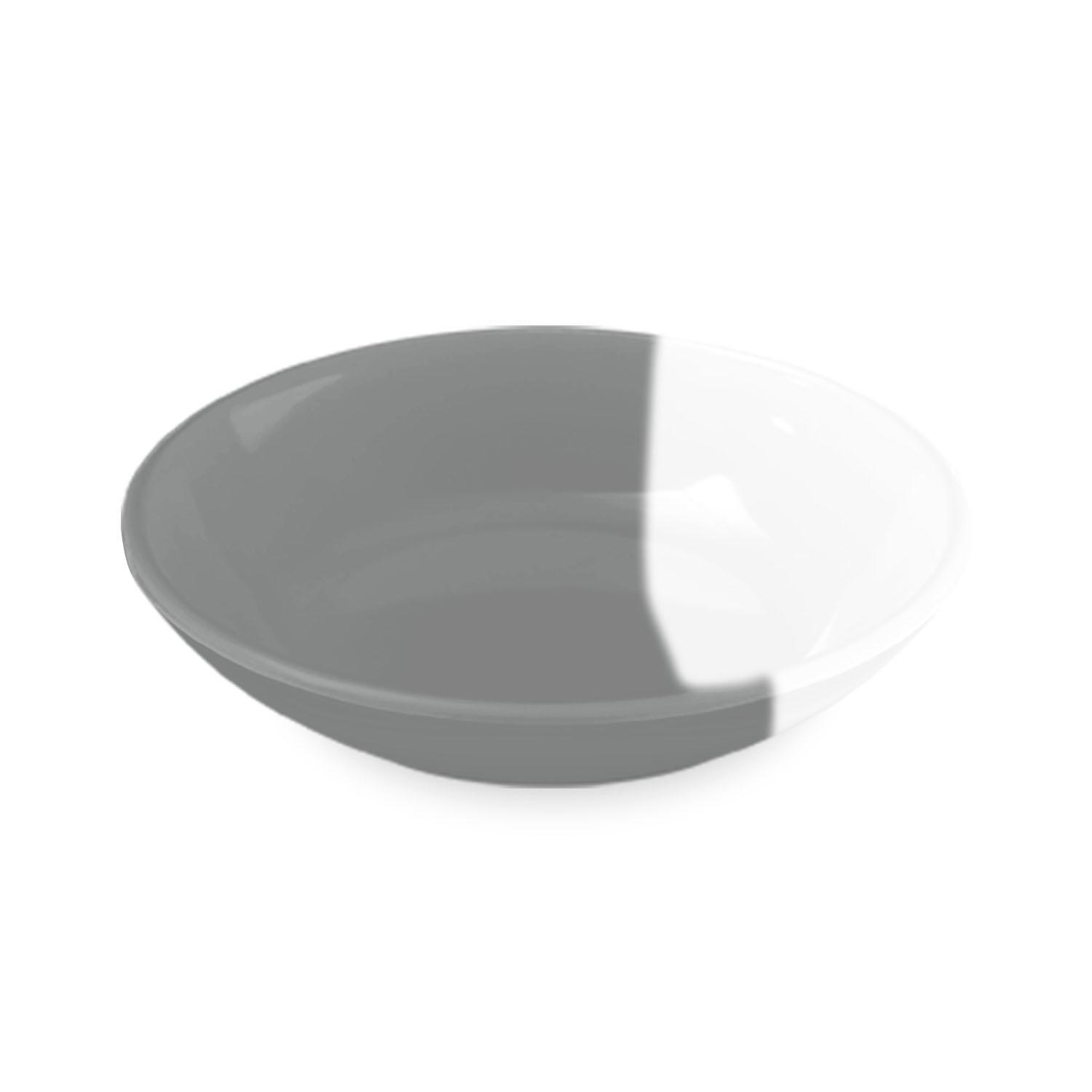 Tarhong Dual Pet Saucer, Grey, 0.75-cup