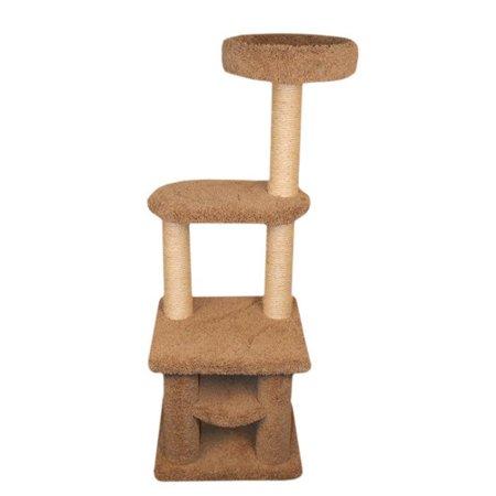 Bob Cat Classy Kitty Double Perch for Cats, 17 x 19 x 48-in