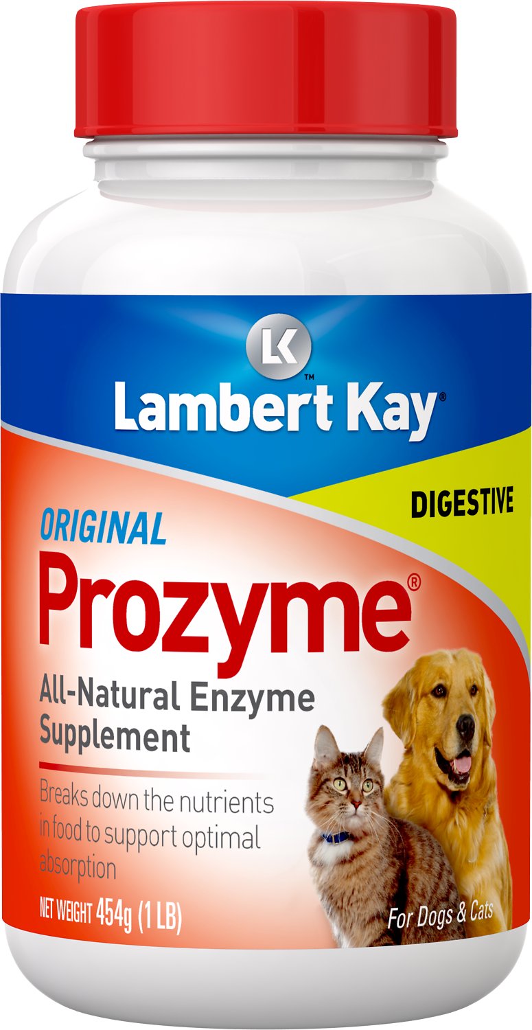 PetAg Prozyme All Natural Enzyme Dog & Cat Powder Supplement, 454g container