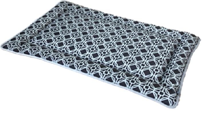 Bowsers Essentials Pet Mat, Athena Grey/Light Grey Linen, Small