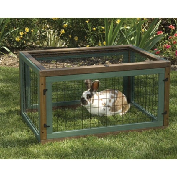 Precision Enclos de jeu Multi Plex pour lapins, 33,25 po x 26 po x 19 po