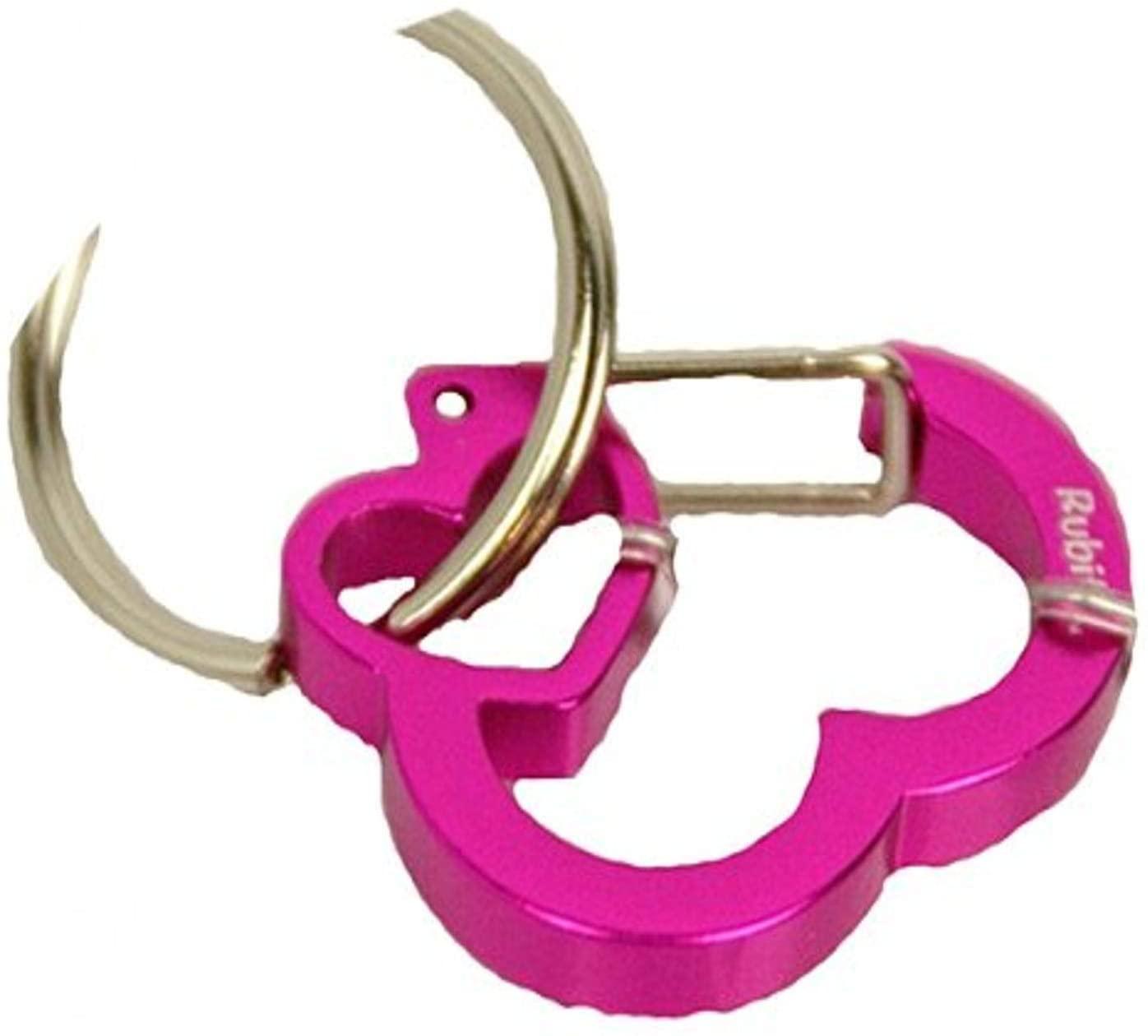 Rubit! Heart Dog Tag Clip, Pink