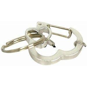 Rubit! Heart Dog Tag Clip, Silver, Medium