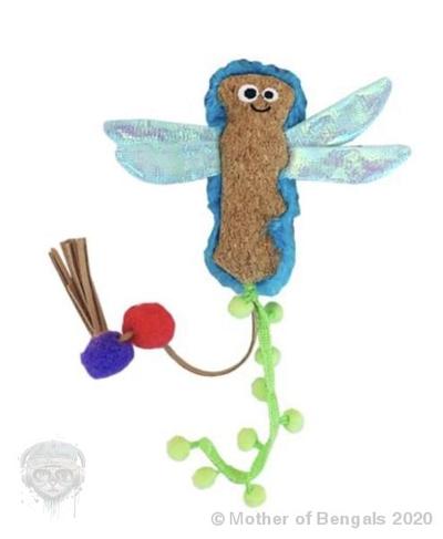 Mad Cat Crafty Cat Flutter Dragonfly Cat Toy