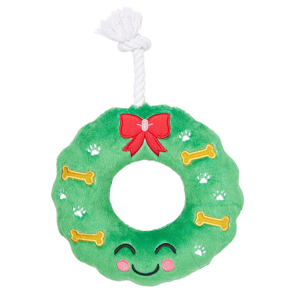 Pearhead Howliday Wreath Dog Toy