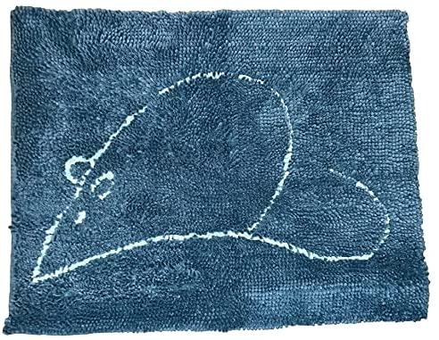 Dog Gone Smart Cat Litter Mat, Blue, 35-in x 26-in