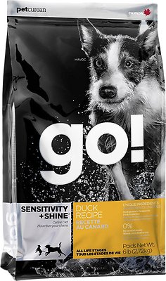 Go! Sensitivity + Shine Duck Dry Dog Food, 6-lb