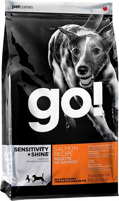 Go! Sensitivity + Shine Salmon Dry Dog Food, 25-lb