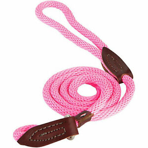 Leather Brothers/OmniPet Slip Dog Lead, Pink