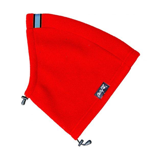Chilly Dogs Head Muff for Dogs, Red, Standard XX-Small