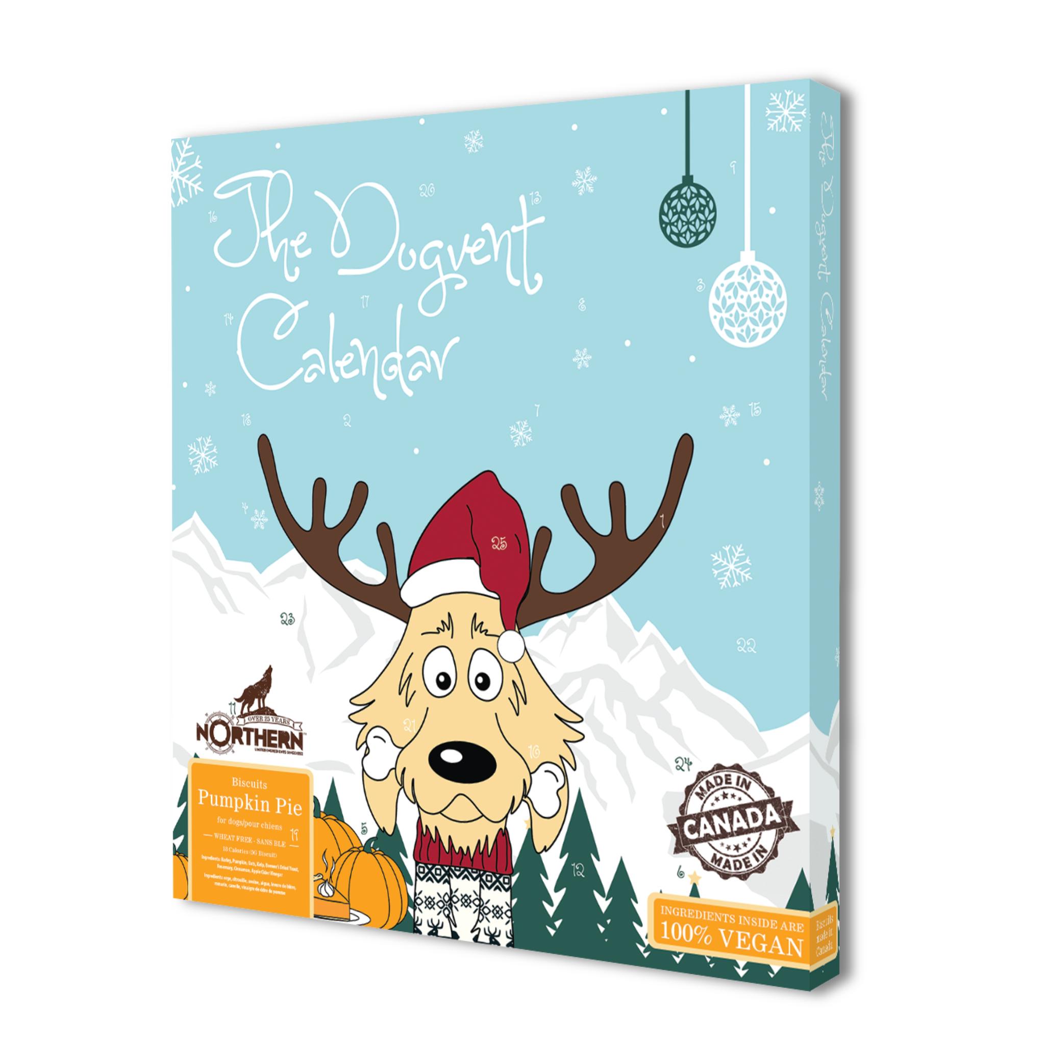 The Dogvent Calendar Christmas Advent Calendar Northern Biscuit Pumpkin Pie Dog Treats