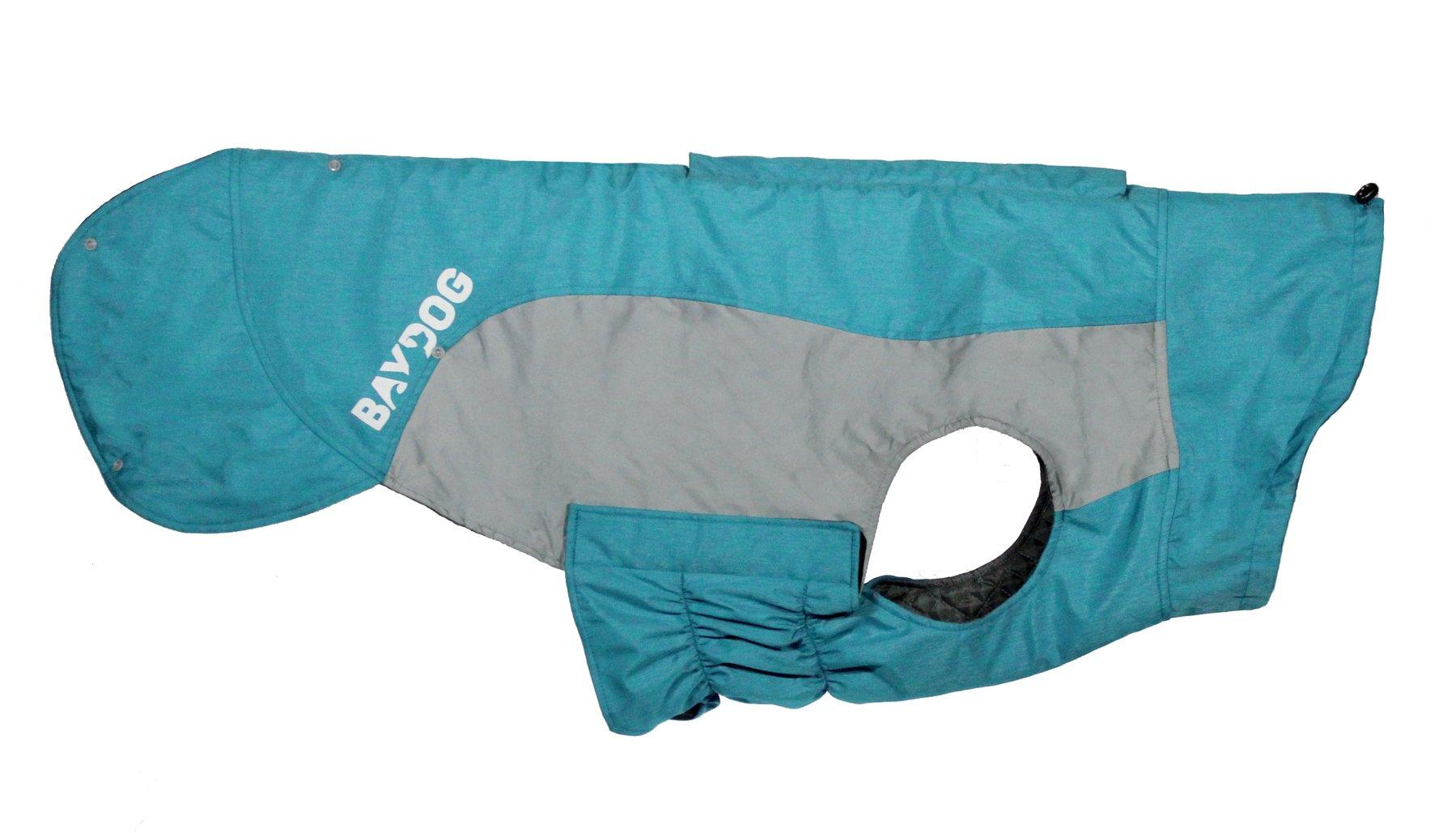 BayDog Glacier Bay Dog Coat, Turquoise, X-Large