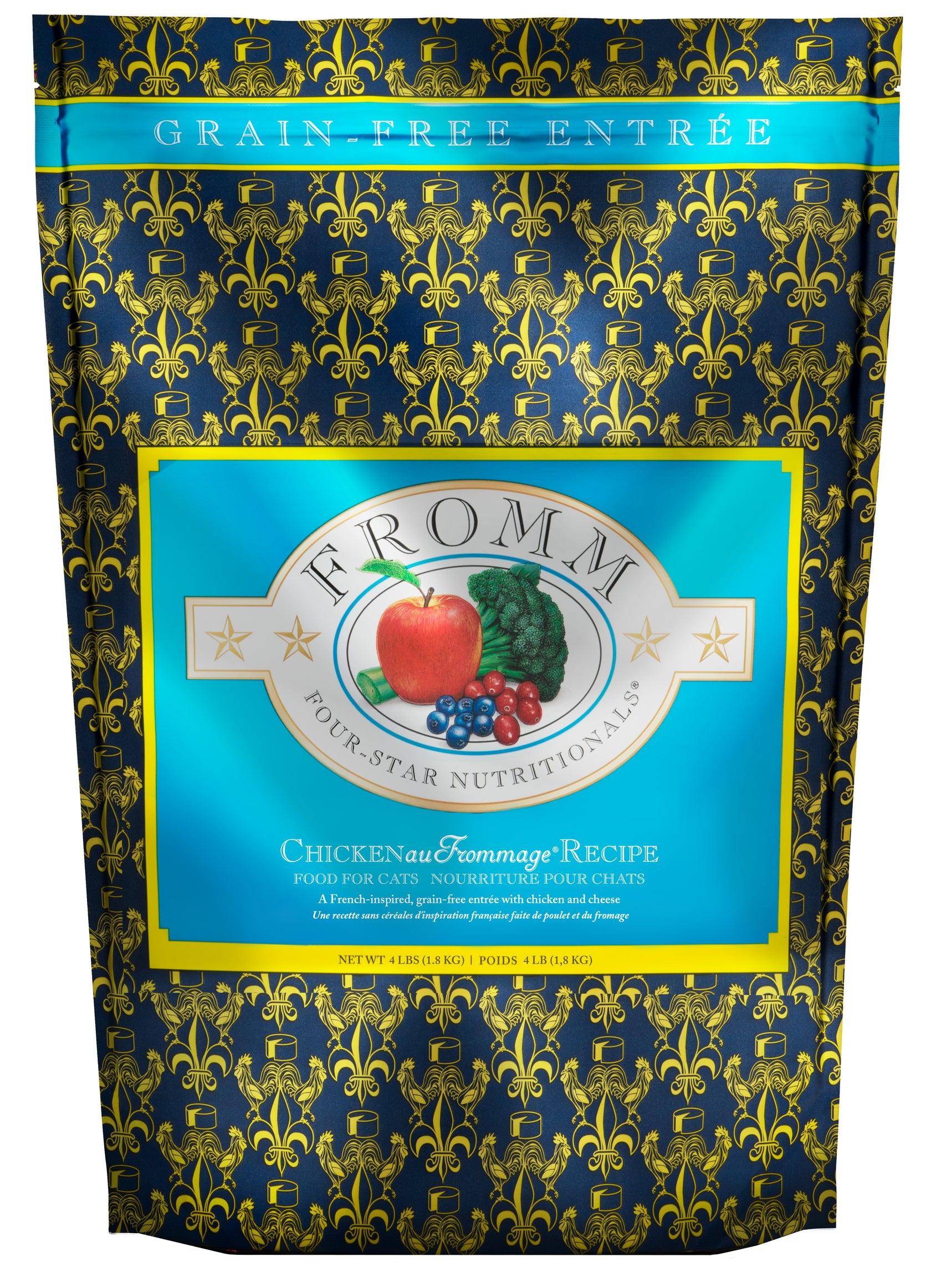 Fromm Four-Star Nutritionals Chicken Au Frommage Dry Cat Food, 4-lb