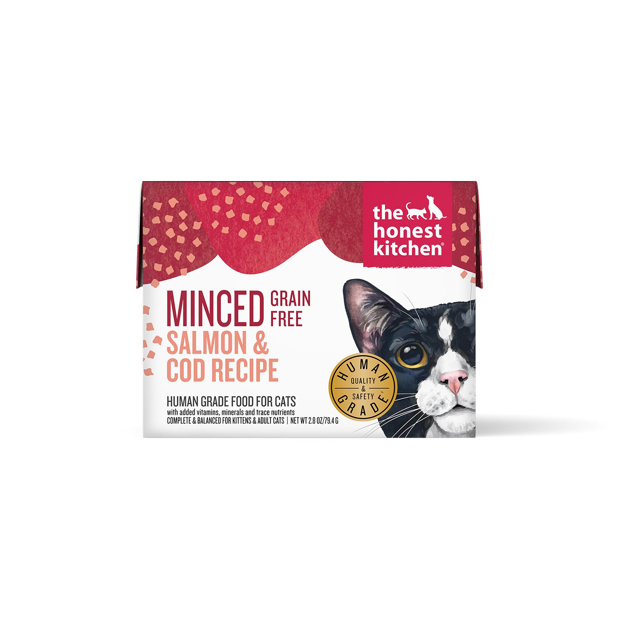 The Honest Kitchen Minced Salmon & Cod in Fish Broth Gravy Wet Cat Food