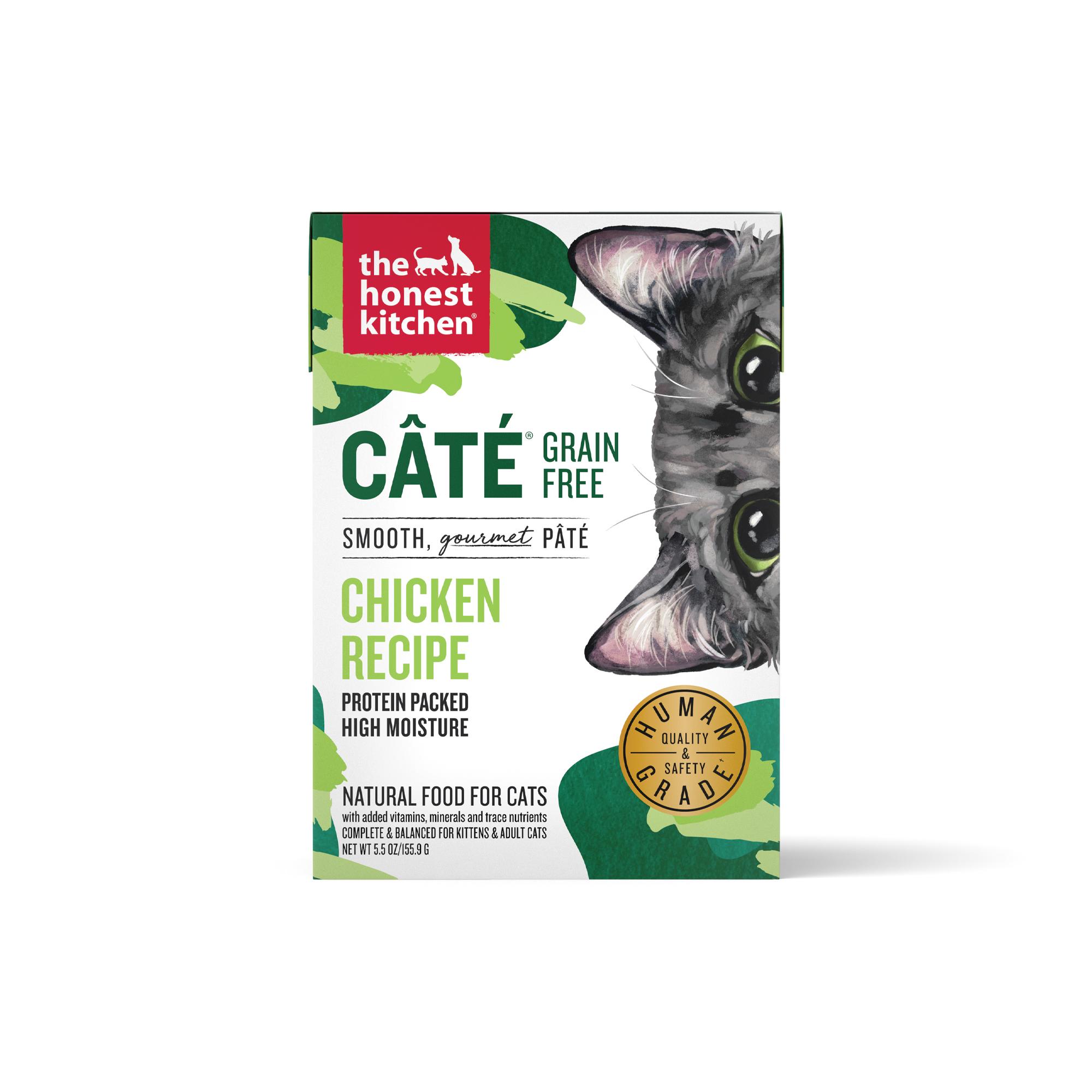 The Honest Kitchen Cate Chicken Pate Grain-Free Wet Cat Food, 5.5-oz