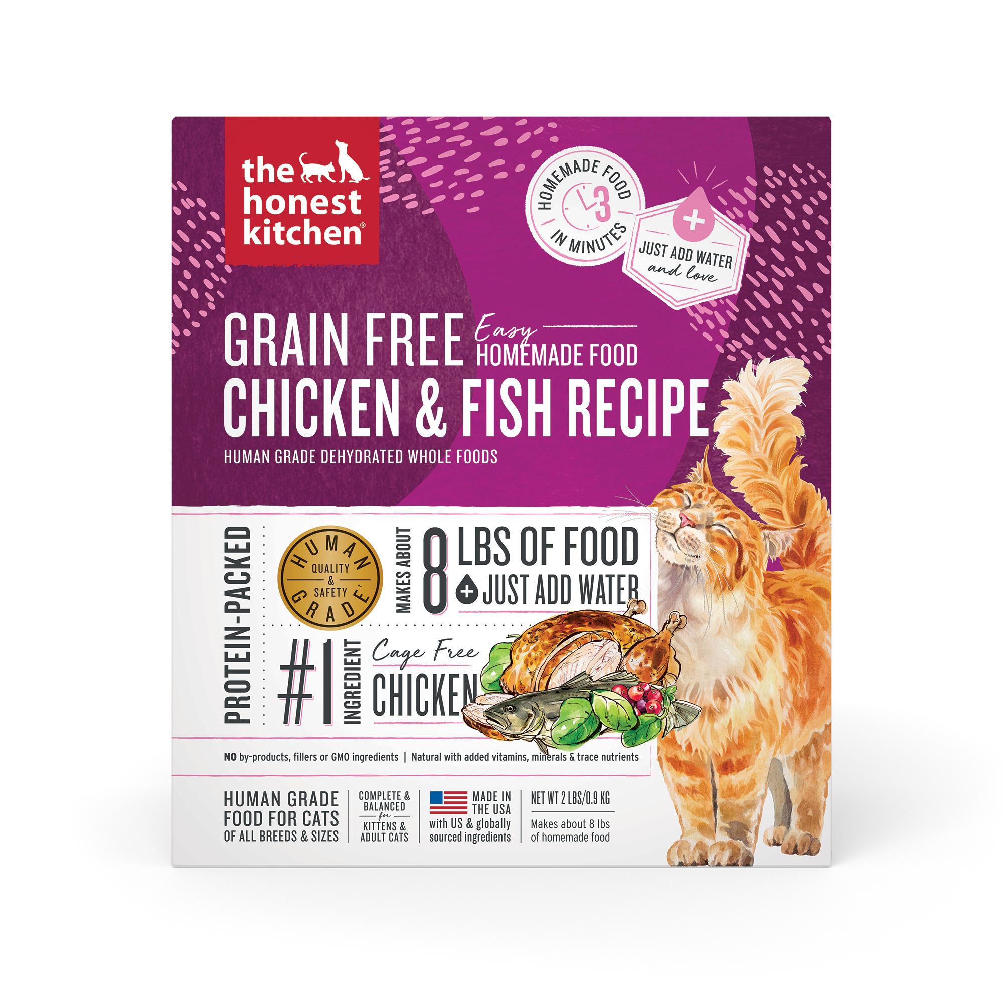 The Honest Kitchen Chicken & Fish Grain-Free Dehydrated Cat Food