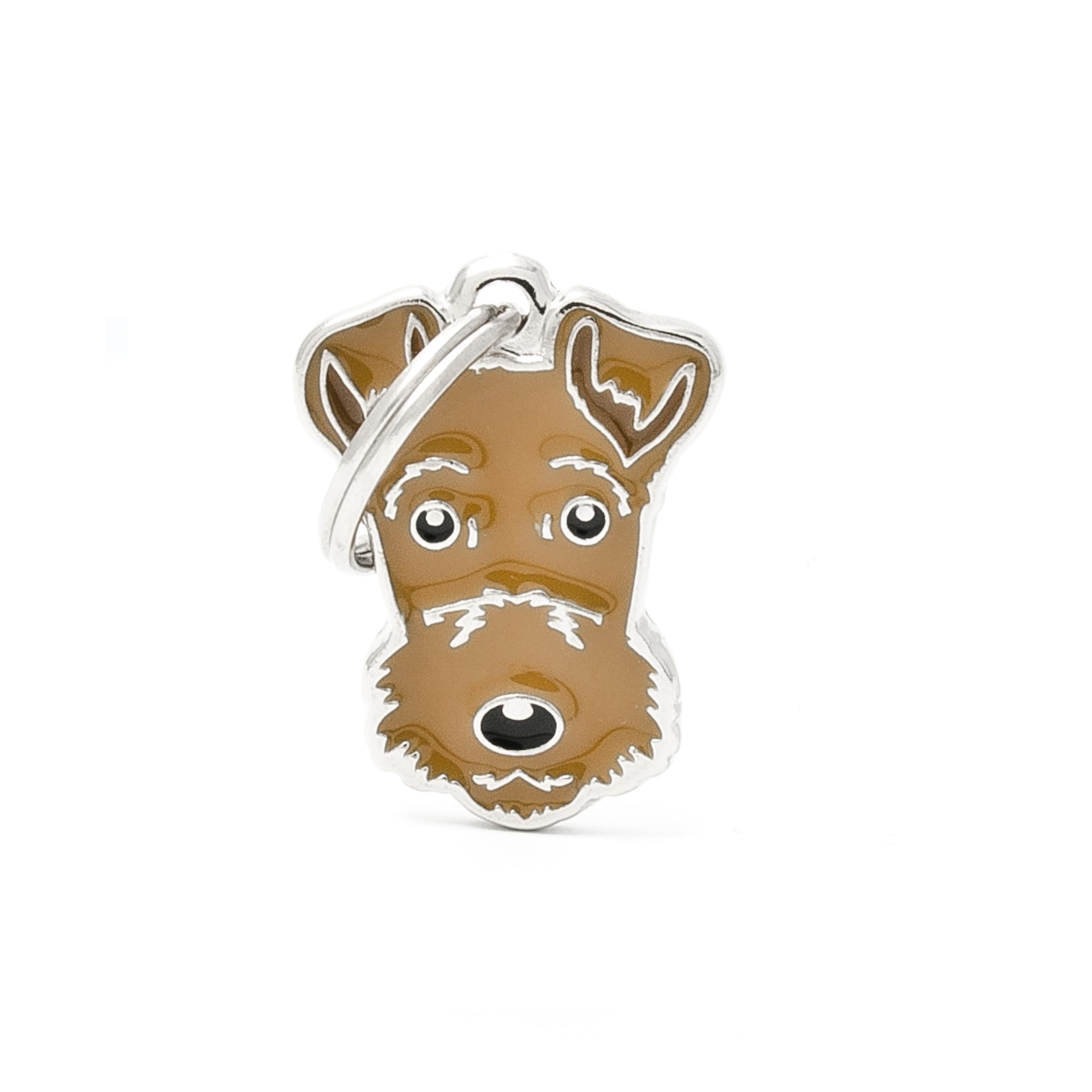 MyFamily Friends Airedale Terrier Pet ID Tag, Medium (Size: Medium)