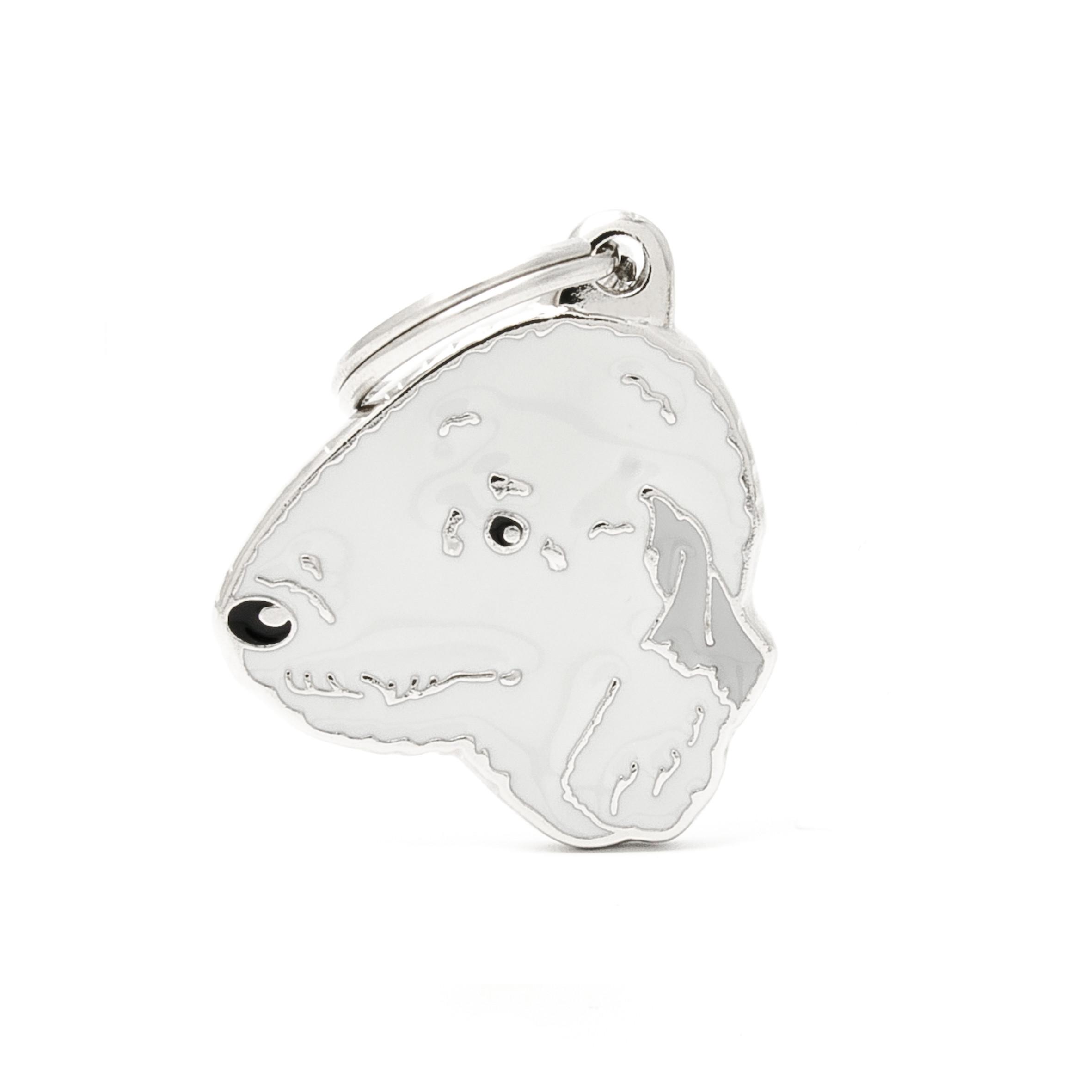 MyFamily Friends Bedlington Terrier Pet ID Tag, Medium