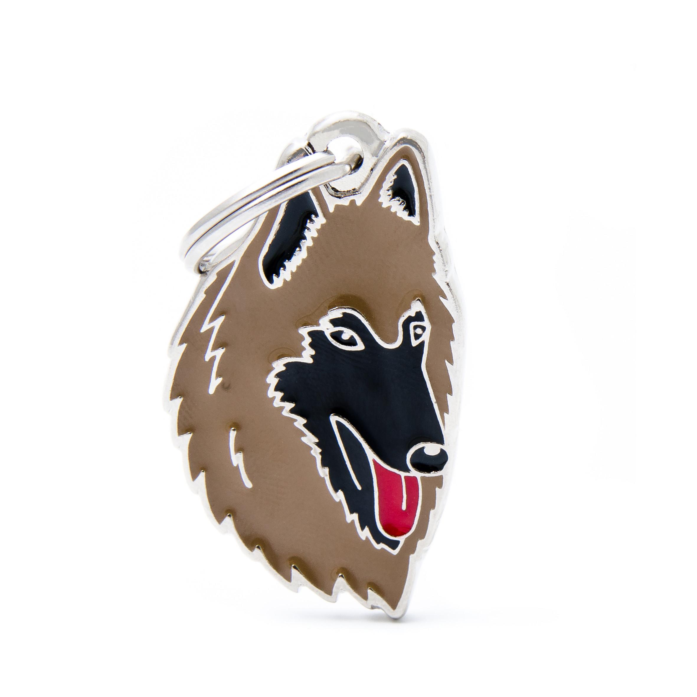 MyFamily Friends Belgian Shepherd Pet ID Tag, Medium