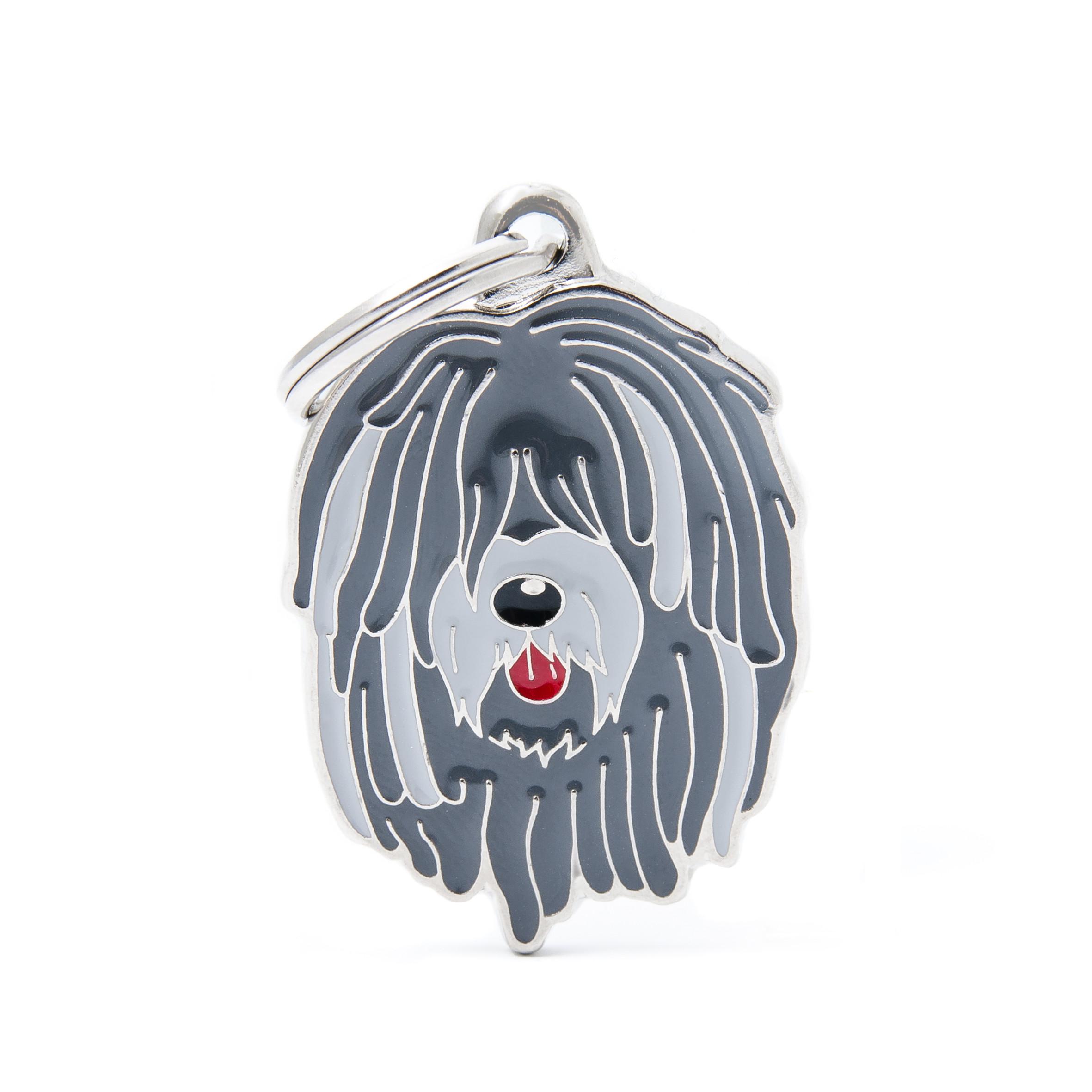 MyFamily Friends Bergamasco Shepherd Pet ID Tag, Medium