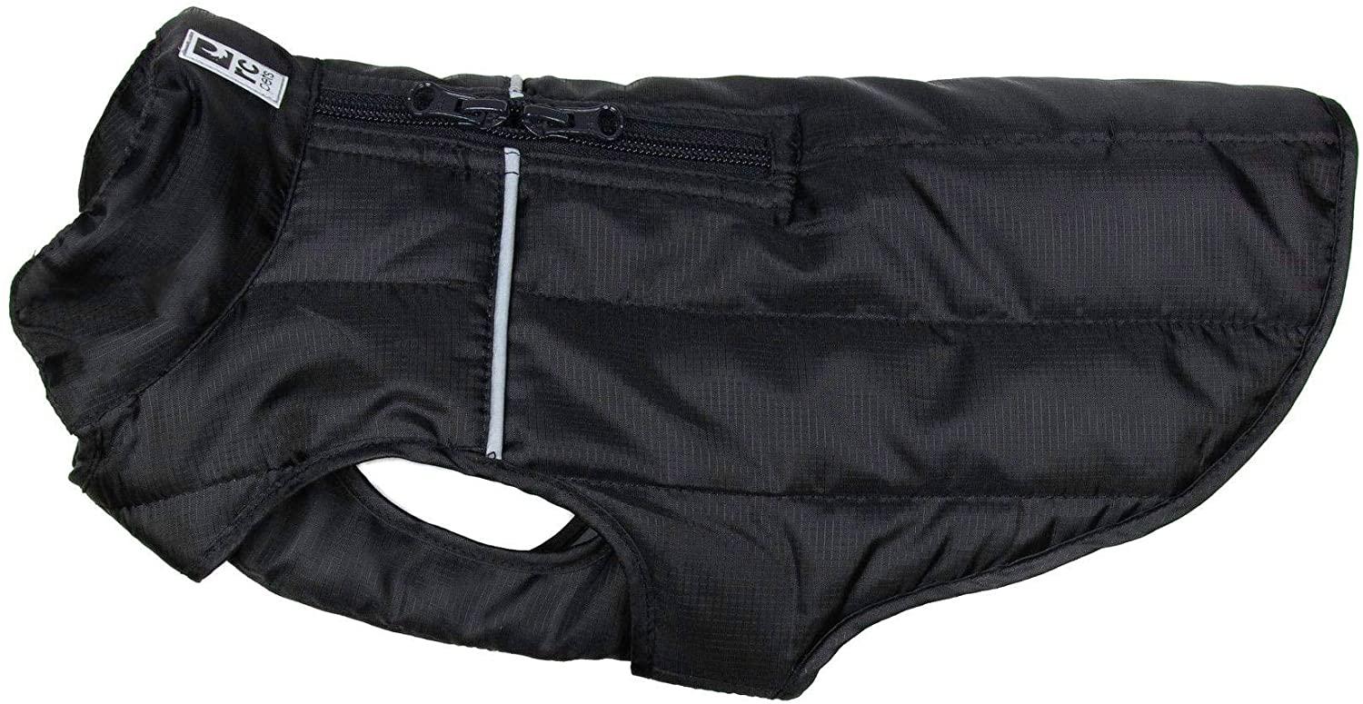 RC Pets Manteau matelassé Stratus pour chiens, noir, Moyen