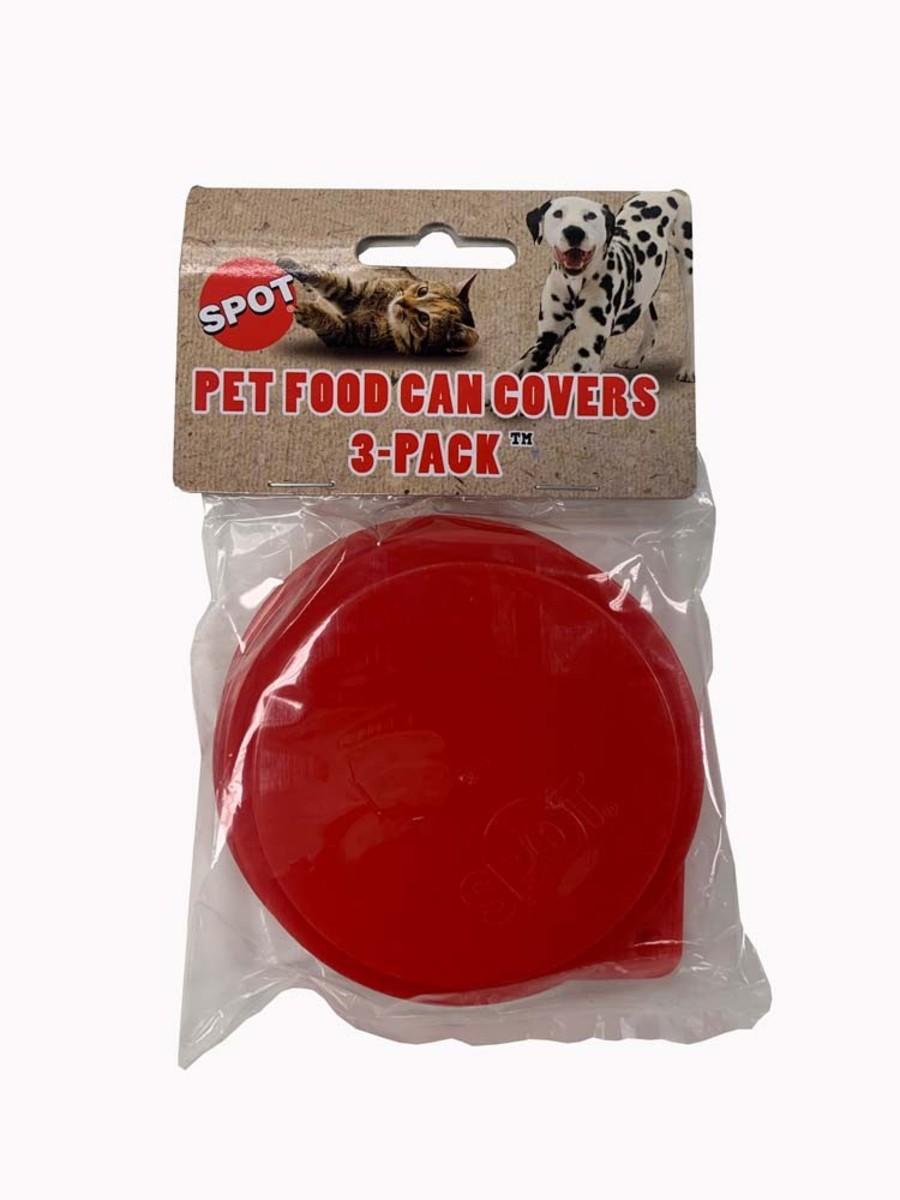 Ethical Pet Spot Pet Food Can Covers, Red,  3-pk